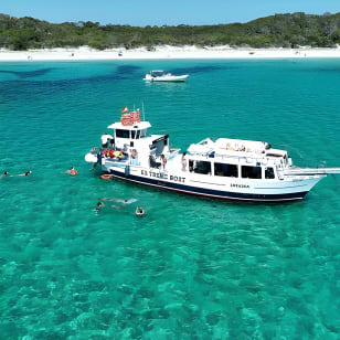 Boat Tour with BBQ on Es Trenc Beach
