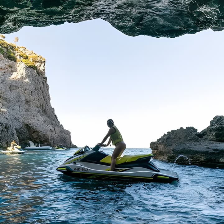 Alcudia: Jet ski excursion to Jack Sparrow's cave