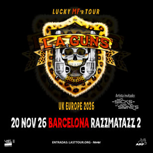 L.A. Guns en Razzmatazz 2, Barcelona 2026