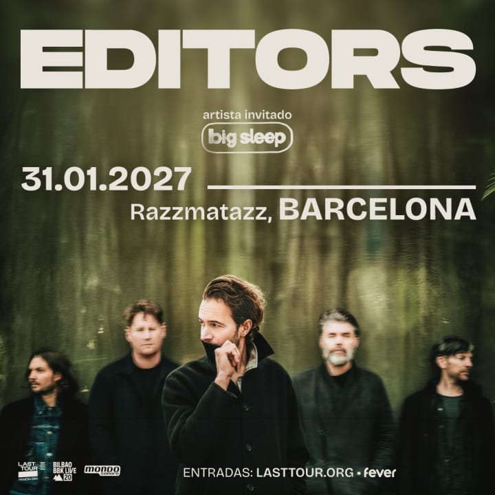 Editors en Razzmatazz, Barcelona 2027