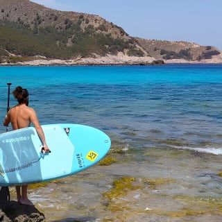 90' Stand Up Paddle tour in a small group in Cala Ratjada 1