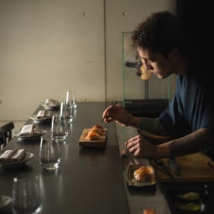 Experiencia Omakase con maridaje en Os-kuro